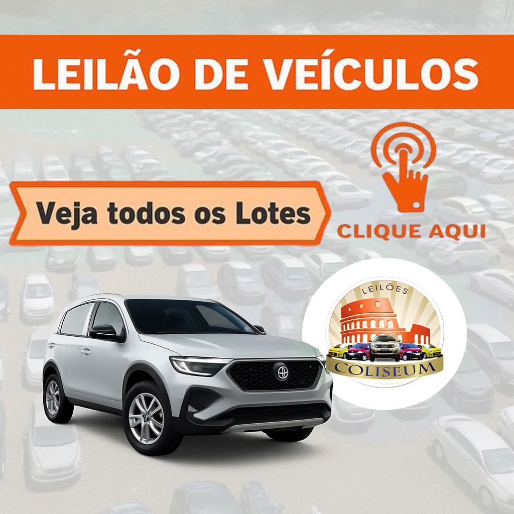 Leilão de Veículos / Quarta-Feira 28/05/2025